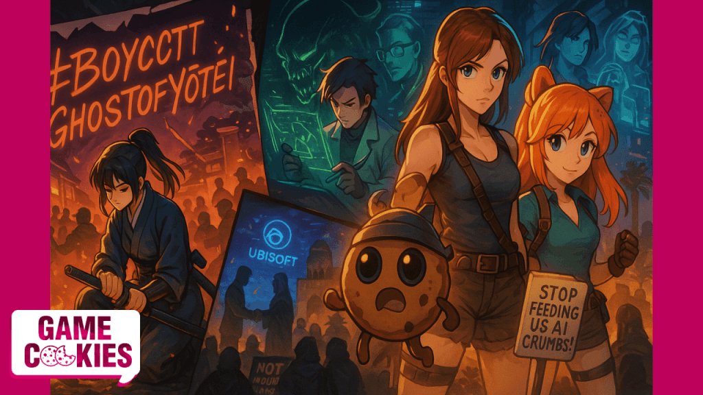 Illustration from Game Cookies article on Ghost of Yōtēi boycott and gaming industry backlash