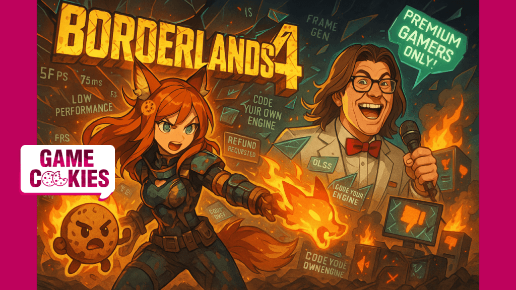 Game Cookies Analyxyz artwork on Borderlands 4 and the $300M performance controversy