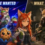 A split-panel meme image comparing the Star Fox remake fans wanted with what they feel they got. On the left, a bright heroic anime-style space scene shows a stylish fox pilot crew, a sleek spaceship, Kiki looking disappointed, and Chip with dark brown arms and legs. On the right, a gloomy defeated fox pilot sits in a dingy room under the text “WHAT WE GOT,” surrounded by a mission failed poster, a “Good Job” mug, and a cold pizza box.