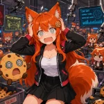 Kiki and Chip panic inside a robot factory where machines are mass-producing strange, low-quality knockoff copies of them.